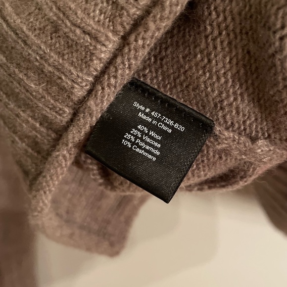 * sold on FB * Jenni Kayne Everyday Sweater Taupe - Picture 7 of 9